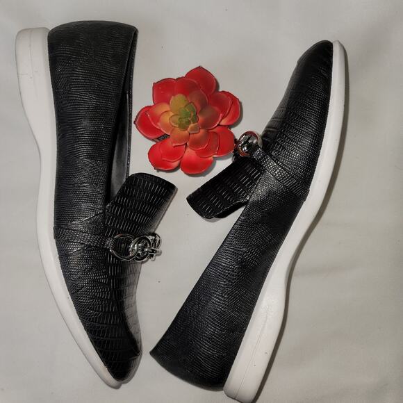 Calvin Klein Black Banda Chain Loafer 9 - Picture 5 of 8